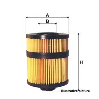 Oil filter, cartridge. Фильтр масляный, вставка GENERAL MOTORS 5650338