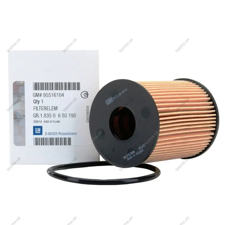 Oil filter, cartridge. Фильтр масляный, вставка GENERAL MOTORS 650190 (фото 1)