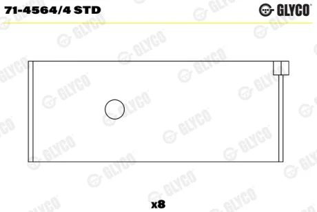 Автозапчасть GLYCO 7145644STD