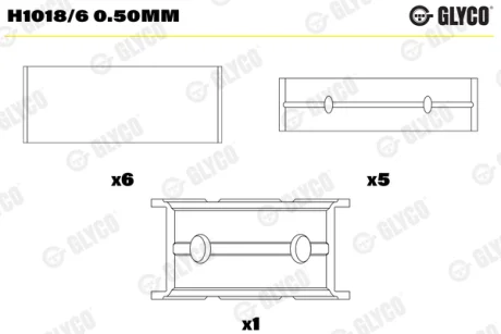 Автозапчасть GLYCO H10186050MM
