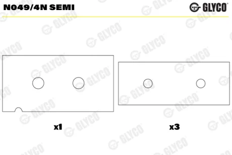 автозапчасть GLYCO N0494NSEMI