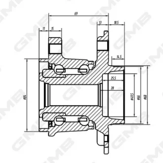 Автозапчасть GMB GH34930