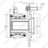 Ступиця колеса заднього Mitsubishi Pajero IV 07- GMB GH35140 (фото 1)