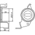 Ролик натяжний MITSUBISHI CARISMA (вир-во) GMB GT90550 (фото 4)