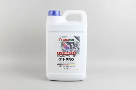 Антифриз G11 BLUE (синій) -38°C готовий (5L) (GERMANY) GOODREM R38G11BLU005