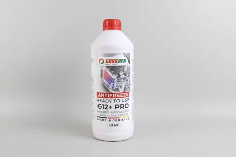 Антифриз g12+ red (червоний) -38°c готовий (1.5l) (germany) GOODREM R38G12PLUS015