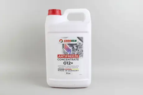 Антифриз G12+ RED (червоний) концентрат (5L) (GERMANY) GOODREM R80G12PLUS005