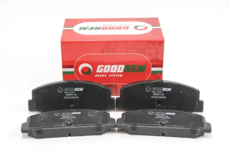 Колодки тормозные дисковые GOODREM RM0114