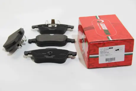 Гальмівні колодки пер. Renault Laguna 07-/Megane 12- (ATE) (155,3x63x18) GOODREM RM1011