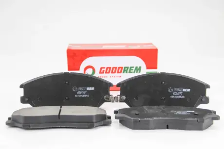 Гальмівні колодки пер. Rexton/Korando/Actyon /Kyron /H100/Santa Fe/Rexton 97- GOODREM RM1271