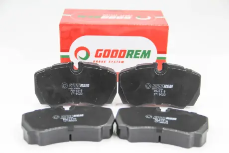 Гальмівні колодки зад. Daily/Transit 06- GOODREM RM1316