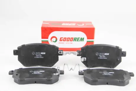 Гальмівні колодки пер. Navara 05- GOODREM RM1361