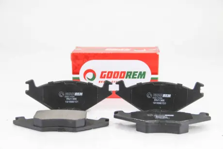 Гальмівні колодки пер. Caddy/Cordoba/Golf/Ibiza/Jetta (81-03) GOODREM RM1366