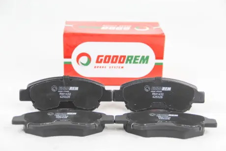 Гальмівні колодки пер. Peugeot 107/Citroen C1 05- (Bosch) GOODREM RM1432
