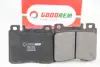 Гальмівні колодки пер. W140/W140/W140/W124/W140 91-99 GOODREM RM1472 (фото 2)