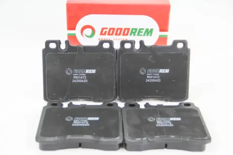 Гальмівні колодки пер. W140/W140/W140/W124/W140 91-99 GOODREM RM1472