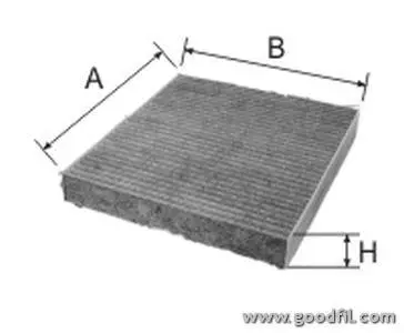Воздушный фильтр салона GOODWILL AG248CFC