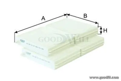 Воздушный фильтр салона GOODWILL AG5522KCF
