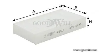 Воздушный фильтр салона GOODWILL AG562CF