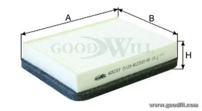 Воздушный фильтр салона GOODWILL AG923CF
