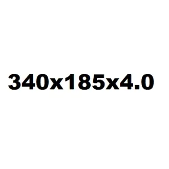 Накладка фрикційна, диск зчеплення, несвердлена GRTECH GRT610534018540U