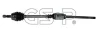 Піввісь Renault Master 2.5dCi 03- (R) (28x39x1144) GSP 250249 (фото 2)