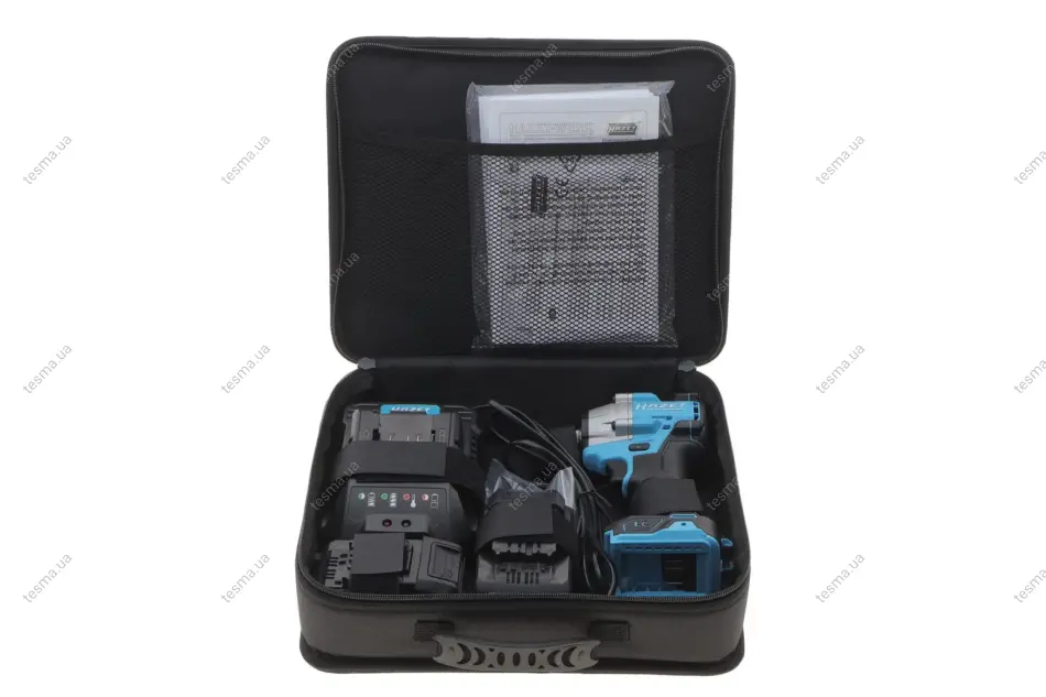 гайкокрут акумуляторний 1/2" 600 нм 18V 5Ah (АКБ і зарядн. пристрій) HAZET 95126004 - фото 1