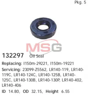 Сальник гумометалевий HC-CARGO 132297