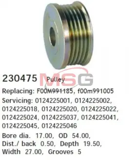 Шків CARGO HC-CARGO 230475