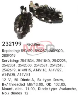 Випрямляч діодний HC-CARGO 232199