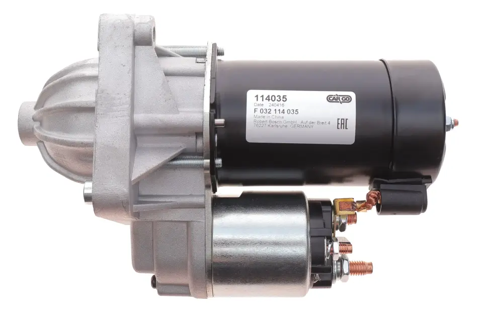Стартер Fiat Doblo/Stilo/Lancia Lybra 1.6 00-08 (12V/1.3kw) (z=9) = 114035 HC-CARGO F 032 114 035 (фото 1)