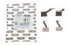 Щітки стартера Audi 100 (C1) 1.8 68-71 (12V) 18x7x16 = BSX1044 HC-CARGO F 032 900 043 (фото 2)