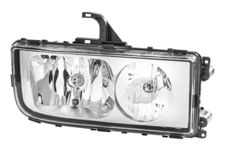 Фара Прав (H1/H7/W5W, електричн, з мотором, колір відбивача: хром) MERCEDES AXOR 2 10.04- HELLA PAGID 1DB247011041