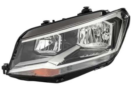 HELLA VW фара основна галоген з лампами,мотором,H7/H7 W21/5W з денне.світлом лів.Caddy IV 15- HELLA PAGID 1EA012286051