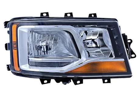 Фара прав (2*H7/H21W/LED, електричн, з мотором, включає денні ходові вогні, колір відбивача: хром) SCANIA G II, L, P II, R II, S 06.17- HELLA PAGID 1EH014541061