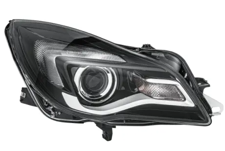 HELLA OPEL фара основна галоген з мотором з лампами AVL HIR2 PY21W W21W з денне.світлом прав.Insignia 08/13 - HELLA PAGID 1EL011165721