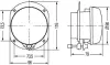 Фара протитуманна DynaView Evo2 - C-CLASS (W204), CLK (C209), M-CLASS (W164), R-CLASS (W251, V251), HELLA PAGID 1N0009295087 (фото 2)