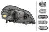 HELLA DB фара основна Bi-Xenon з мотором,без предвк.приладу з лампами D2S/H1 PY21W W5W WY5W лів.GL X164 07- HELLA PAGID 1ZS263400411 (фото 2)