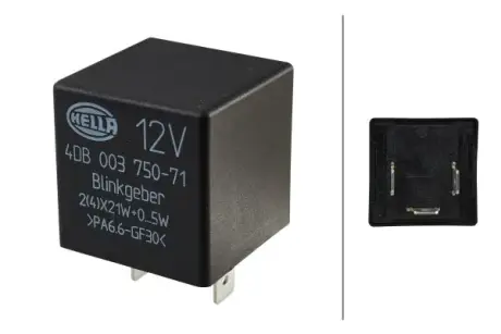HELLA AUDI Реле поворотів BMW, CITROEN, FIAT, OPEL, LADA, HONDA, PORSCHE HELLA PAGID 4DB003750711
