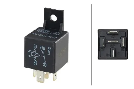 Реле багатофункціональне (24V 10/20A 5PIN) HELLA PAGID 4RD933332671