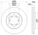 Тормозной диск HELLA PAGID 50205 (фото 1)