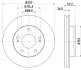 Тормозной диск HELLA PAGID 50206 (фото 1)
