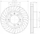 Тормозной диск HELLA PAGID 50208 (фото 1)