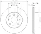 Тормозной диск HELLA PAGID 50213 (фото 1)