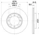 Тормозной диск HELLA PAGID 50221 (фото 1)
