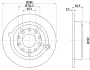 Тормозной диск HELLA PAGID 50237 (фото 1)