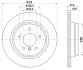 Тормозной диск HELLA PAGID 50267 (фото 1)
