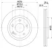 Тормозной диск HELLA PAGID 50273 (фото 1)