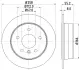 Тормозной диск HELLA PAGID 50274 (фото 1)