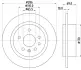 Тормозной диск HELLA PAGID 50279 (фото 1)